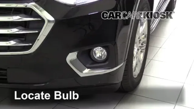 2018 Chevrolet Traverse High Country 3.6L V6 Luces Luz de niebla (reemplazar foco)